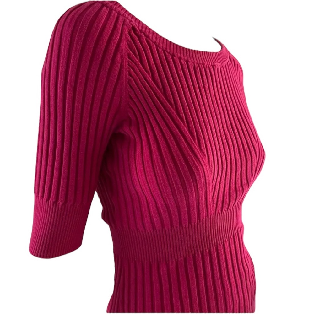 Athleta scoop neck short sleeve sweater